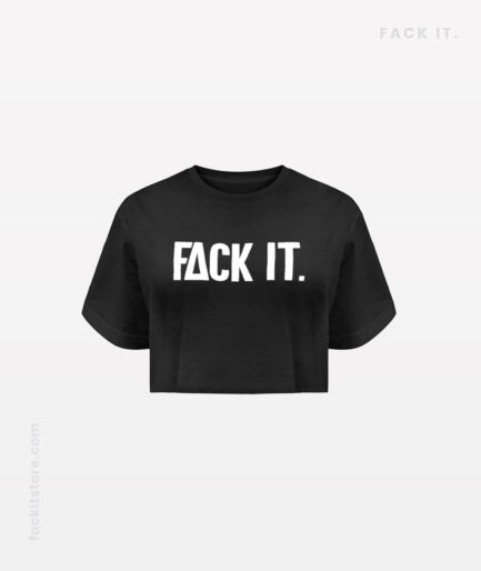 Official image for the Fack It Croptop spreading worldwide.