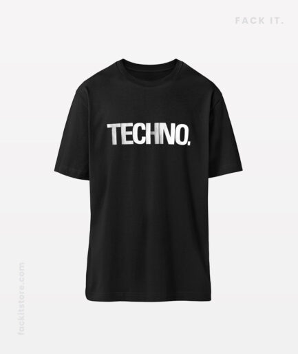 Official image for the Techno T-Shirt spreading worldwide.