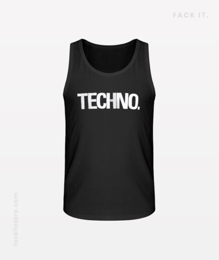 Official front image for the Techno Tanktop spreading worldwide.