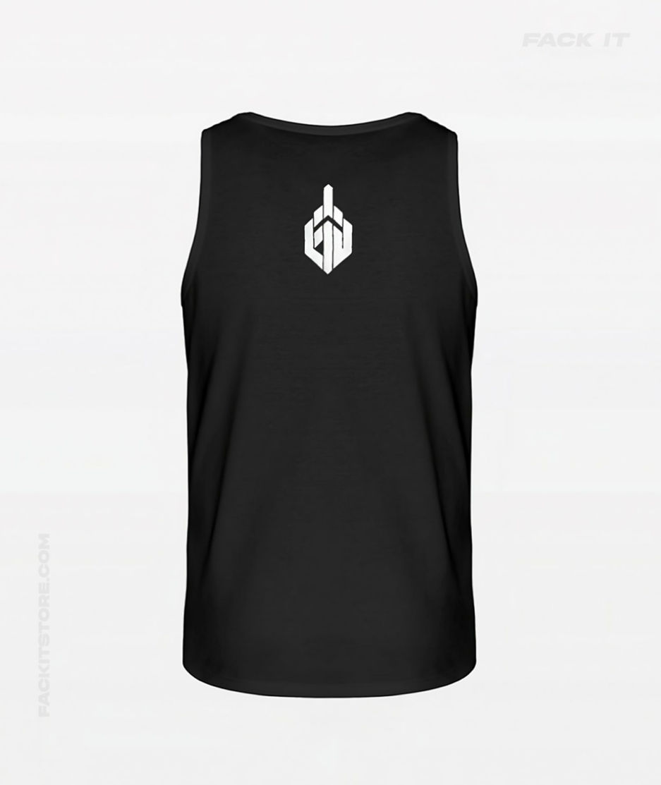 Black Techno Tank Top – Bold & Sleek