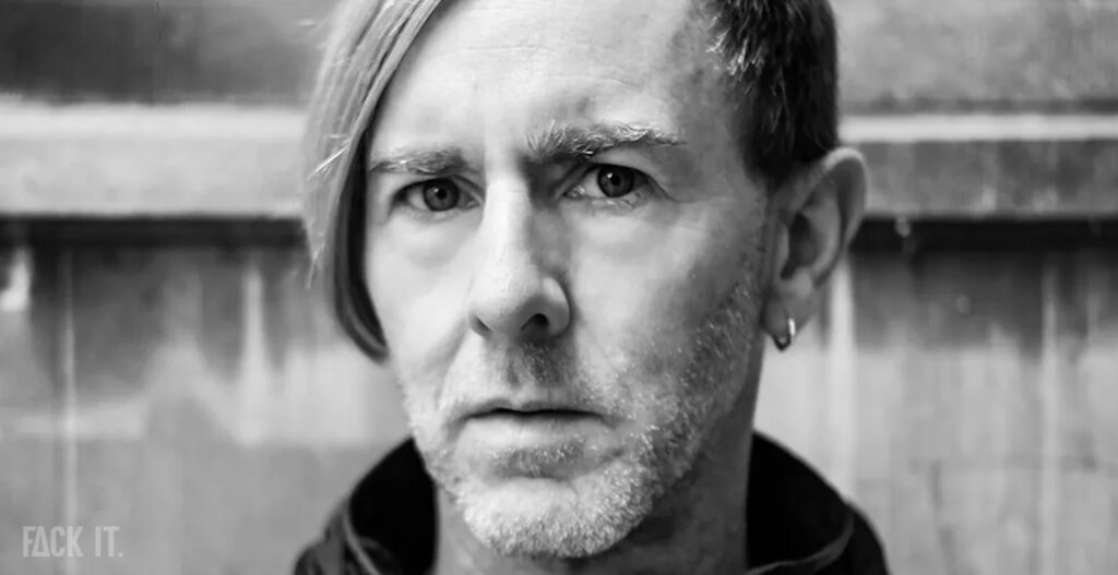 Richie Hawtin, renowned techno DJ and producer, gazing directly into the camera.