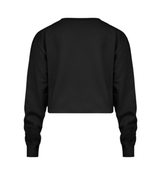 Live It Crop Sweatshirt in black with bold 'LIVE IT' embroidery on the back – effortless streetwear.