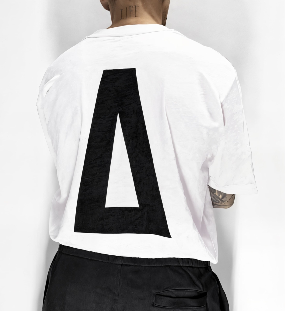 Fack It “2025” T‑Shirt White – Loose‑Fit Organic Cotton Techno Clubwear Tee