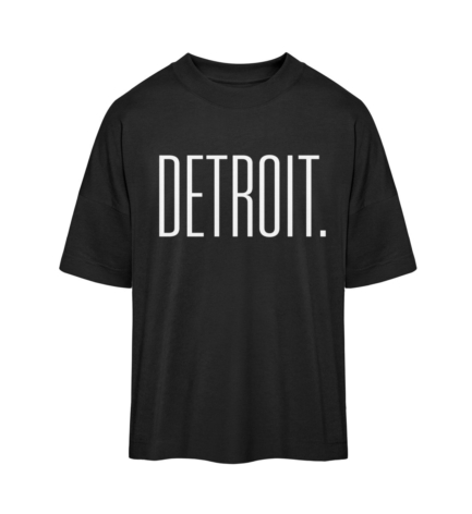Detroit Oversized Statement Tee - Organic Oversized Shirt ST/ST-16