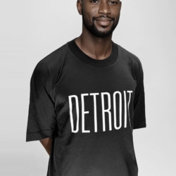 Detroit Oversized Statement Tee – Organic Cotton Oversized Clubwear T‑Shirt
