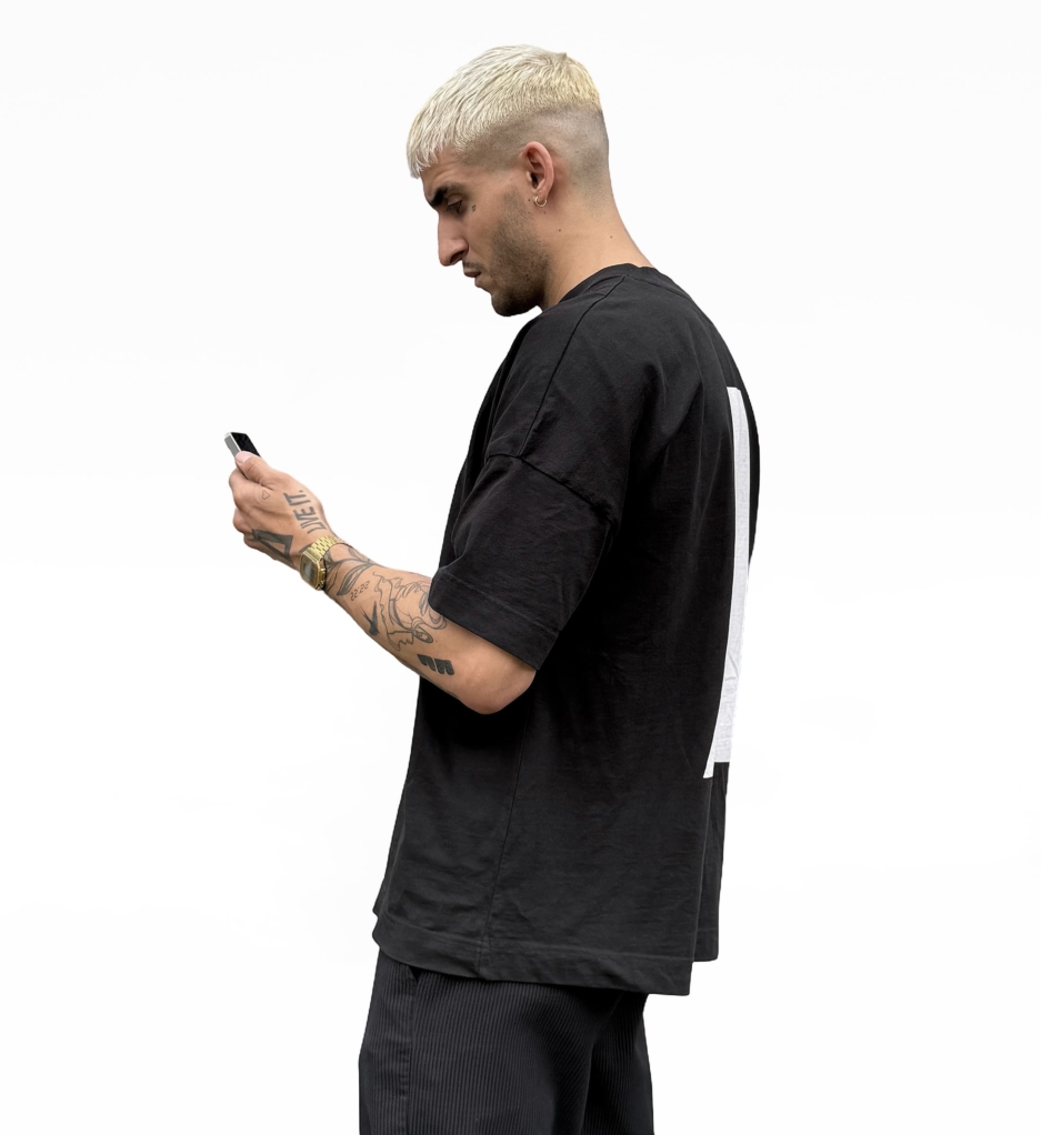 Fack It Oversized Tee Black – Organic Cotton Streetwear T-Shirt
