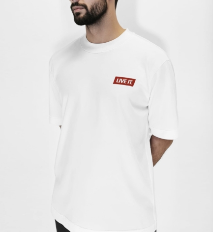 Live It Oversized Statement Tee