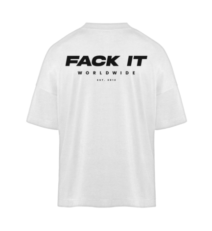 Fack It Circle Tee - Organic Oversized Shirt ST/ST-3
