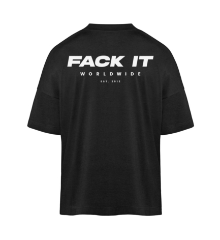 Fack It Circle Tee - Organic Oversized Shirt ST/ST-16